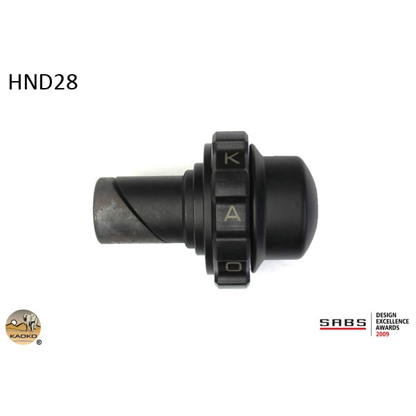 Kaoko Kaoko Throttle Stabilizer for Honda models with 19mm ID bars and 28mm OD bar weights; incl. CBR1000RR (-2015), CBR600RR(-2008), 599, VFR1200F (2010-), VFR1200FD (2010-), CB600 Hornet (-2008), NM4 (2015-)